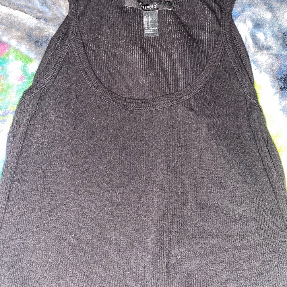 Forever 21 Gray Sleeveless Tank Top